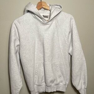 TNA Womens Heather Light Gray Pullover Hoodie